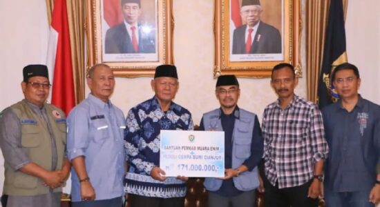 ASN Kabupaten Muara Enim Berdonasi untuk Korban Gempa Cianjur