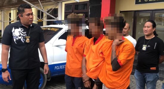 begal-diberangus-polisi 3 Pemuda Terduga Begal di Kawasan Plaju Diberangus Polisi