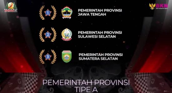 Pemprov Sumsel Sabet Penghargaan BKN Award Tahun 2021