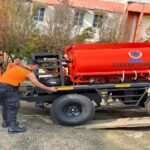 BPBD Muba Terima Bantuan 1 Unit Trailer Tanki Air Multifungsi dari BNPB