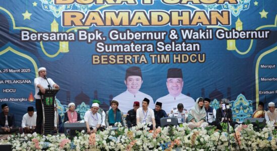 Pererat Silaturahmi, Gubernur Herman Deru Buka Puasa Bersama 300 Orang Tim HDCU