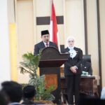 Dalam Paripurna Bupati dan Wabup Banyuasin Paparkan Program 5 Tahun Kedepan