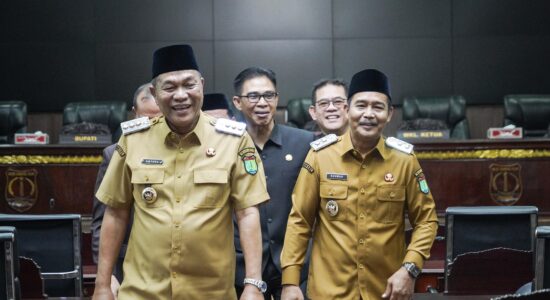 Jalin Silahturahmi, Bupati H M Toha dan Wabup Rohman Kunjungi DPRD Muba