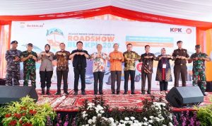 Dampingi Wakil Ketua KPK, Herman Deru Buka Roadshow Bus Antikorupsi di Sumsel