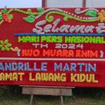 Camat Lawang Kidul Beri Ucapan Hari Pers Nasional (HPN) tahun 2024 kepada IWO Muara Enim