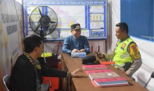 Pj Bupati Banyuasin Cek Pos Pengamanan Lebaran Gerbang 52 Saterio Banyuasin III