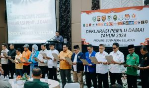 Deklarasi Pemilu Damai 2024, Sekda SA Supriono Ajak Semua Pihak Jaga Kondusifitas Daerah