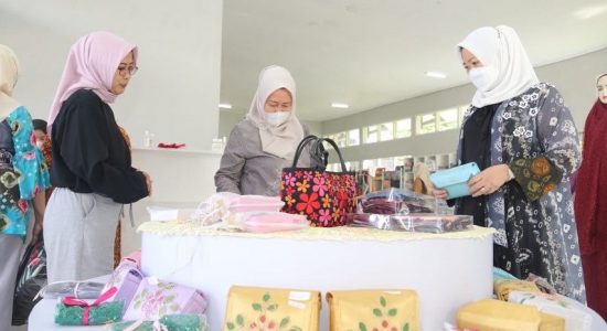 dekranasda Feby Deru Jajaki Kerjasama Pelatihan Perajin Souvenir Dengan Dekranasda Jabar