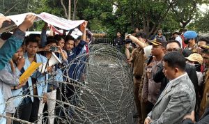 Demo; Aliansi Mahasiswa UIN RF Palembang Sampaikan 5 Poin Tuntutan