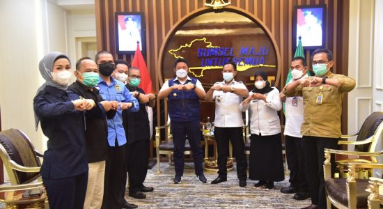 deru dan bnnp Gubernur Herman Deru dan BNNP Komitemen Berantas Peredaran Narkoba di Wilayah Sumsel