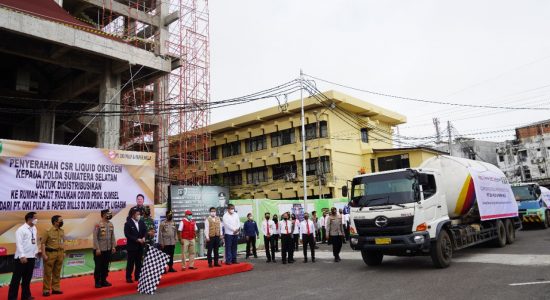 HD Berangkatkan Pendistribusian Liquid Oksigen CSR Sinar Mas Grup