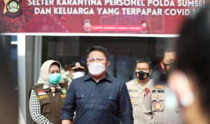 Deru Resmikan Selter Karantina Komplek Pakri Polda Sumsel