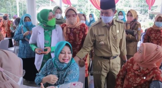 Memperingati Hari Ibu, Dharma Wanita Kota Palembang Adakan Giat Donor Darah