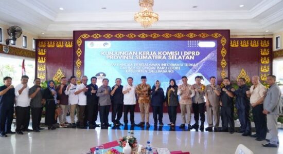 Pj Bupati Muara Enim Sambut Komisi I DPRD Sumsel, Bahas DOB Kecamatan Gelumbang
