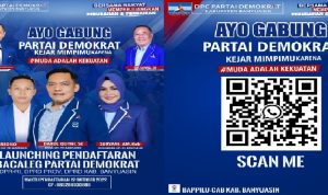 DPC Partai Demokrat Launching Pendaftaran Bacaleg, Darul Qutni; Tanpa Mahar !!