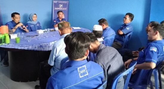 DPC Partai Demokrat Gelar Rapat Persiapan Pelantikan Kepengurusan Serentak