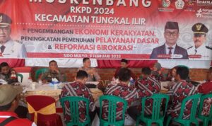 Menjadi Solusi Konflik Warga, Kapolsek Tungkal Ilir Pimpin Rapat Bersama FKPM