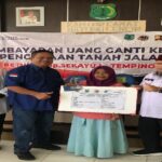 Lagi, Pemkab Musi Banyuasin Serahkan Uang Ganti Rugi Pembebasan Lahan