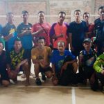 Kades Meranti Pugar Kembali Gedung Olahraga yang Terbengkalai