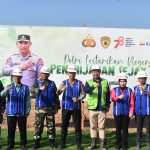 Kapolres Muara Enim Pimpin Penanaman Pohon, Jaga Lingkungan Lebih Baik