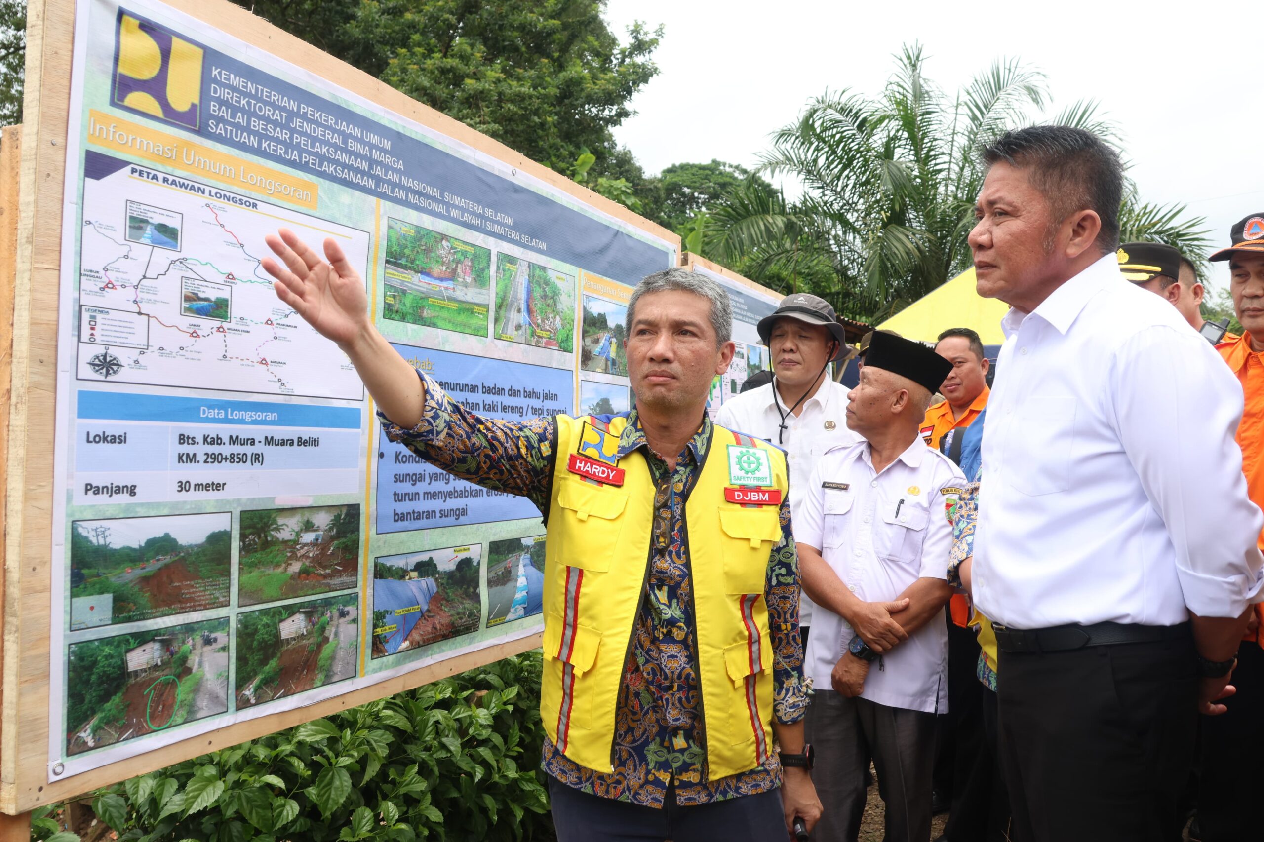 Gubernur Herman Deru Instruksikan BBWSS VIII dan Dinas PU BM-TR Siagakan Alat Berat di Titik Rawan Longsor Selama Arus Mudik Lebaran