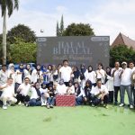 Hari Ketiga Lebaran, Gubernur Senam dan Halal Bihalal Bersama Alumni Smanta Palembang