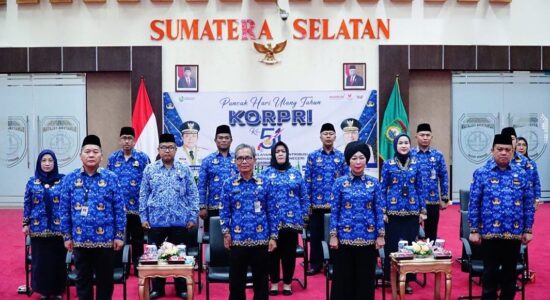 Momen HUT Korpri Ke-51, Sekda SA Supriono Ajak ASN Sumsel Perkuat Nilai Solidaritas 