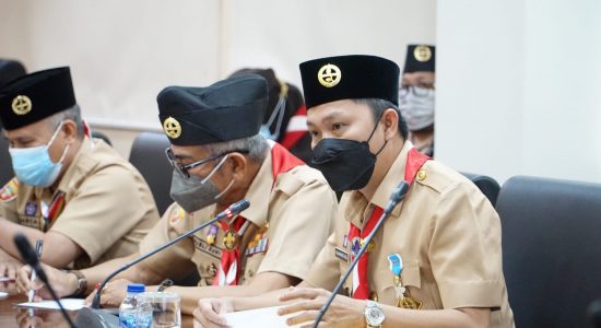 hut pramuka Herman Deru: Pramuka Sumsel Harus Jadi Garda Terdepan Kampanyekan Prokes