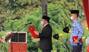 Irup  Hardiknas, Herman Deru Ajak Jajaran Dinas Pendidikan Sumsel Turut Andil Sukseskan  Fornas VI 2022