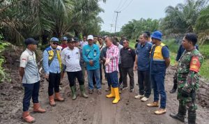 Pastikan Kondisi Jalan Poros Kecamatan Air Salek, Pj. Bupati Tinjau Langsung