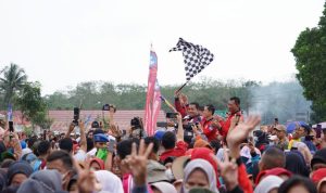 Bupati Banyuasin Lepas Jalan Sehat Peringati HUT Kabupaten Banyuasin Ke-21 Tahun