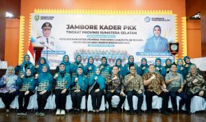 Pj Gubernur Agus Fatoni Tutup Jambore Kader PKK Tingkat Provinsi Sumsel Tahun 2024
