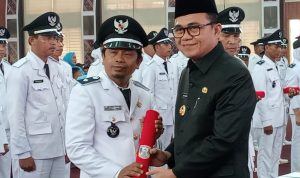 Irwansyah dan 47 Kades Lainnya Resmi Dilantik Oleh Pj Bupati Banyuasin