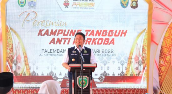 Herman Deru Targetkan Kampung Tangguh Anti Narkoba Hadir di 17 Kab/Kota se Sumsel
