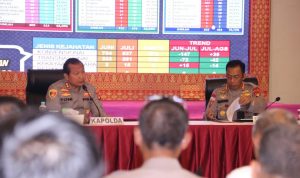 Tekan Angka Kejahatan, Polda Sumsel Adakan Latihan pra Ops Sikat II Musi 2022