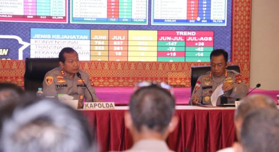 Tekan Angka Kejahatan, Polda Sumsel Adakan Latihan pra Ops Sikat II Musi 2022