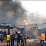 Breaking News !! Api Hanguskan Gudang, Diduga Penimbunan Minyak Ilegal