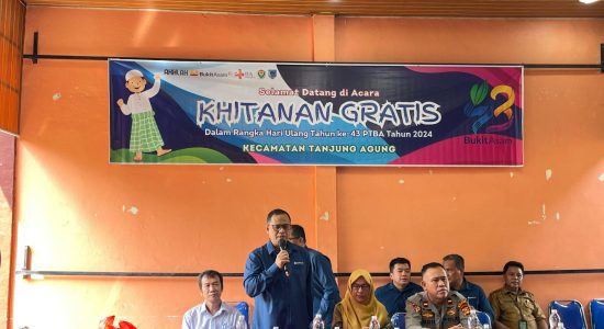 Bukit Asam Gelar Khitanan Massal Gratis di 5 Kecamatan di Sekitar Wilayah Operasional Perusahaan
