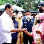 HD Dampingi Jokowi Sapa Pedagang Pasar Baru Tanjung Enim dan Pasar Dempo Pagar Alam