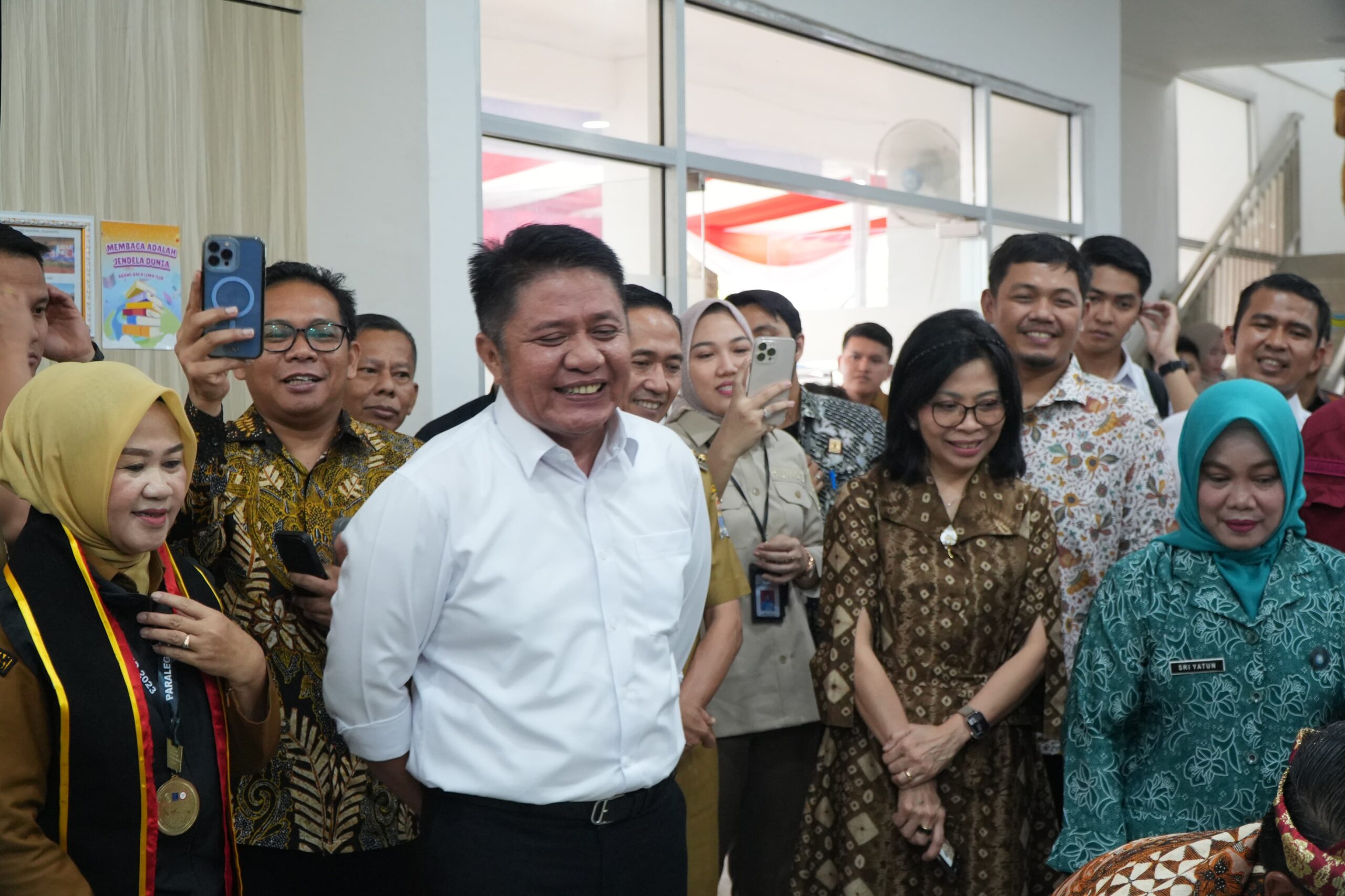 Kunjungan Menteri Supratman di Posbankum 5 Ilir : Wujud Nyata Keadilan Inklusif di Sumsel