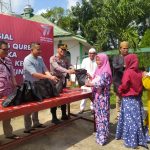 Polres Banyuasin Bagikan Daging Kurban dan Gelar Cek Kesehatan Gratis