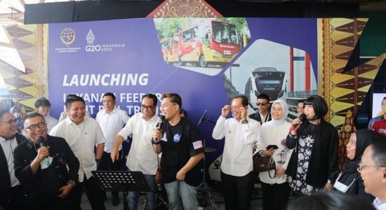 launching-feeder-lrt-dan-brt Pengguna LRT Palembang Kian Dimudahkan Kini Terkoneksi BRT dan Oplet