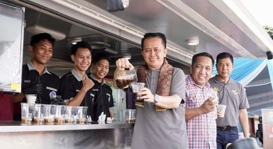 Pj Gubernur Sumsel Agus Fatoni Resmi Launching Kopi Sumsel