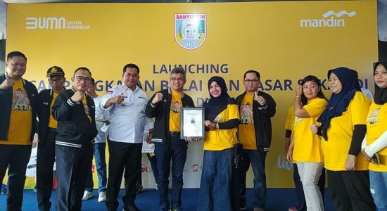 launching-pasar-digital Tancap Gas Pasar Digital Kerjasama Bank Mandiri Region Sumsel Dan Pemkab Banyuasin
