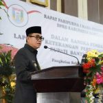 lkpj Pj Bupati Banyuasin Hani S Rustam Bacakan NP LKPJ Tahun 2023