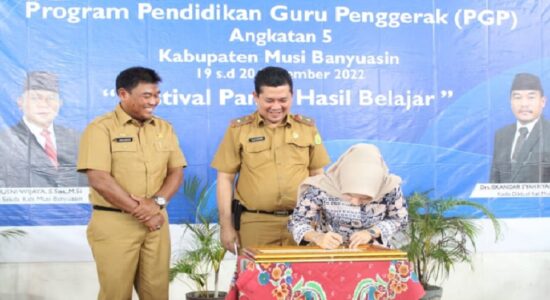 Lokakarya 7 Program Guru Penggerak MUBA Pamerkan Aksi Nyata Guru Penggerak