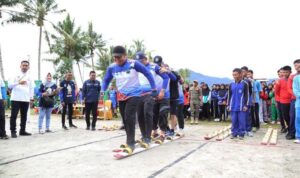 Lestarikan Kearifan Lokal, Deru Buka Lomba Permainan Rekreasi Pelajar SMA se-OKUS