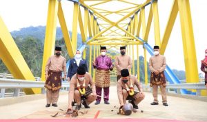Herman Deru Resmikan Jembatan Bukit Sulap Lingkar Barat Lubuklinggau
