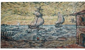 Heboh !! Lukisan di Rumah Warga Palembang Diduga Karya Vincent Van Gogh