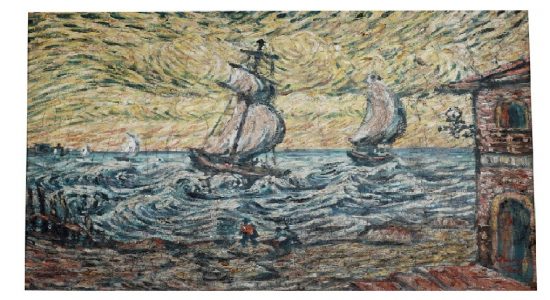 Heboh !! Lukisan di Rumah Warga Palembang Diduga Karya Vincent Van Gogh